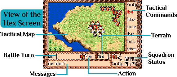 Hex Tactical Screen overview