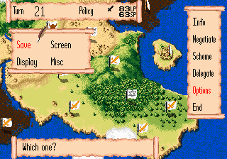 Policy Options command