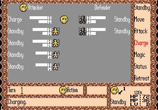 Tactical Charge command (Simple screen)