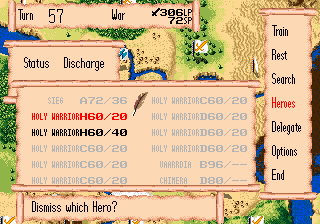 War Heroes Dismiss subcommand